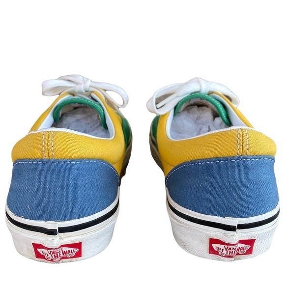 VANS Era 95 DX Green Yellow Blue Colorblock Sz 11 - Picture 5 of 10